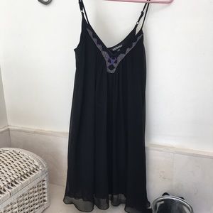 Flowy black dress